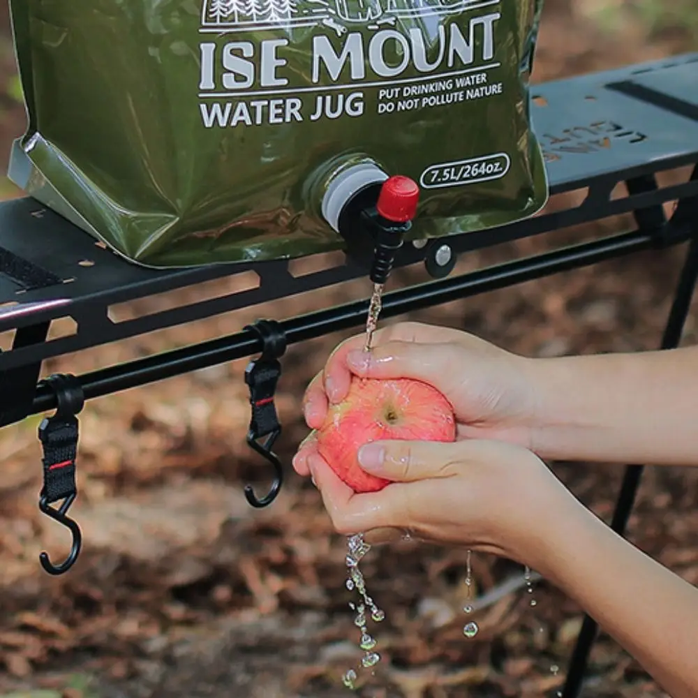 Новая уличная сумка для воды объемом 7 5 л портативная с ручкой складная клапаном