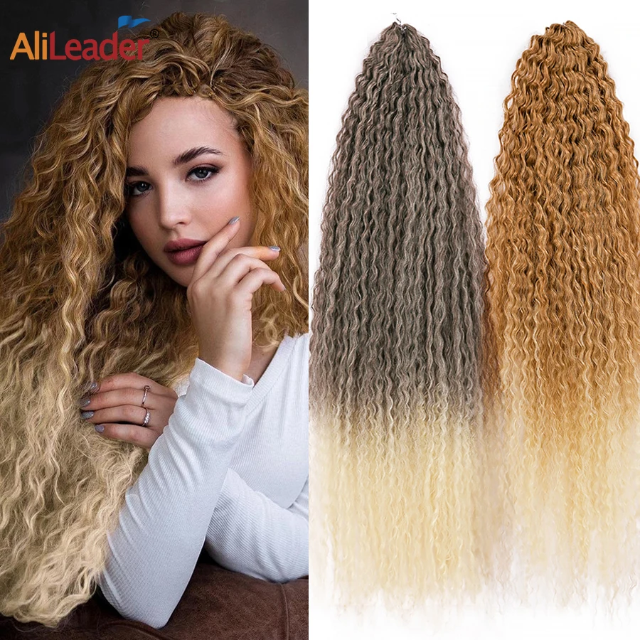 

Afroloki Bohemian Synthetic Brazilian 28'' Freetress Soft Frizzy Blonde Brown Black Pink Crochet Hair Extensions Yaki Braiding