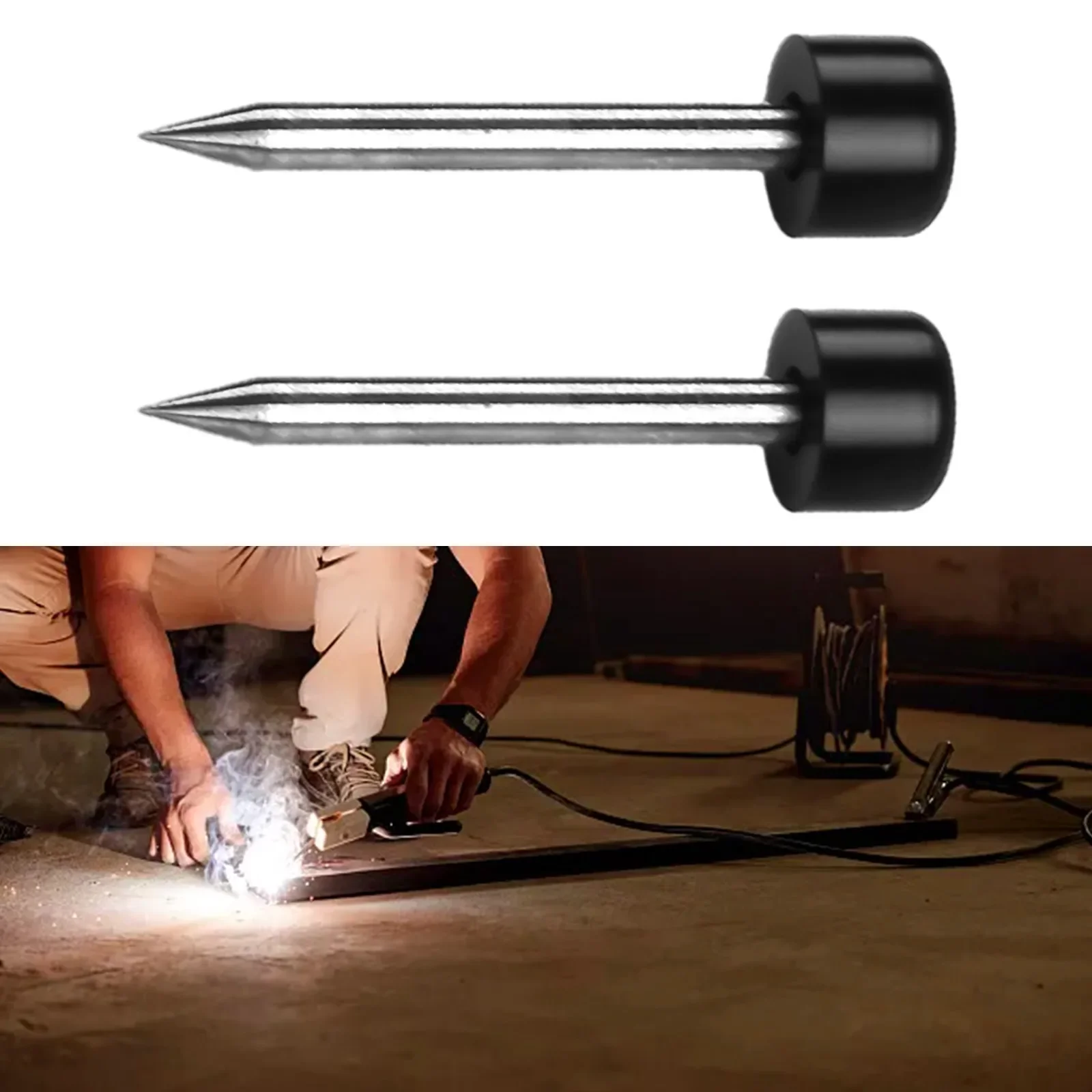 Металлический электрод сварочный аппарат 2 шт. оптоволоконное оборудование для