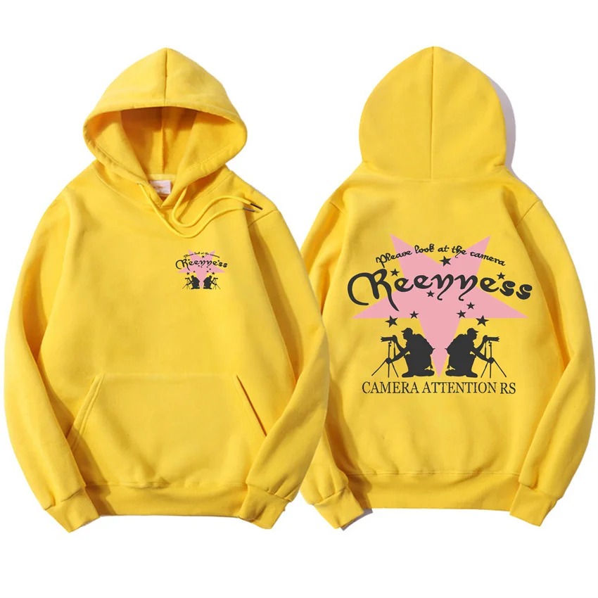 Мужская толстовка с капюшоном в стиле хип-хоп свитшот японской камерой и принтом