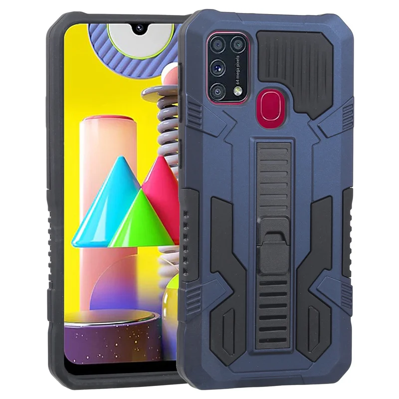 

For Samsung Galaxy M10 M11 M12 M21 M31 Case Kickstand Armor Shockproof Phone Case For Samsung M10S M30S M31S M32 M51 Back Cover