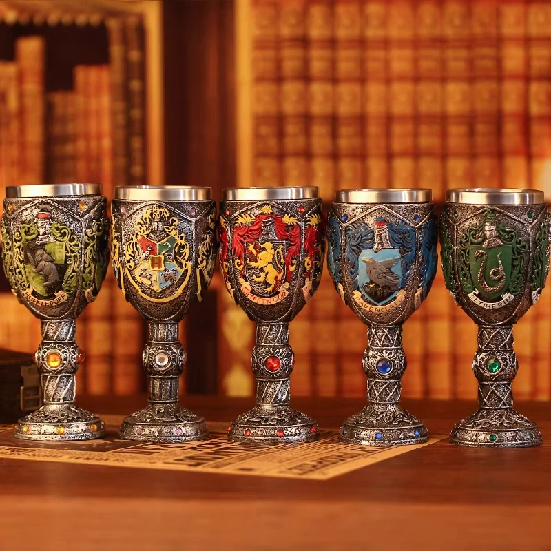 

Arrival Harrying Potters Hogwarrts Flame Cups Mug Coffee Tea Cups Goblet Decoration Model Collection Surprised Gifts Toys