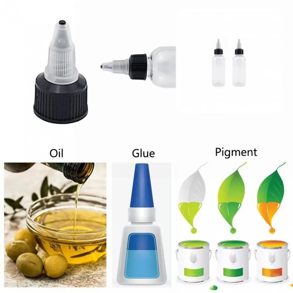 

Squeeze Bottle Wide Application Portable Multi-use Good Sealing Condiment Bottle Condiment Bottle Sauce Bottle 2Pcs