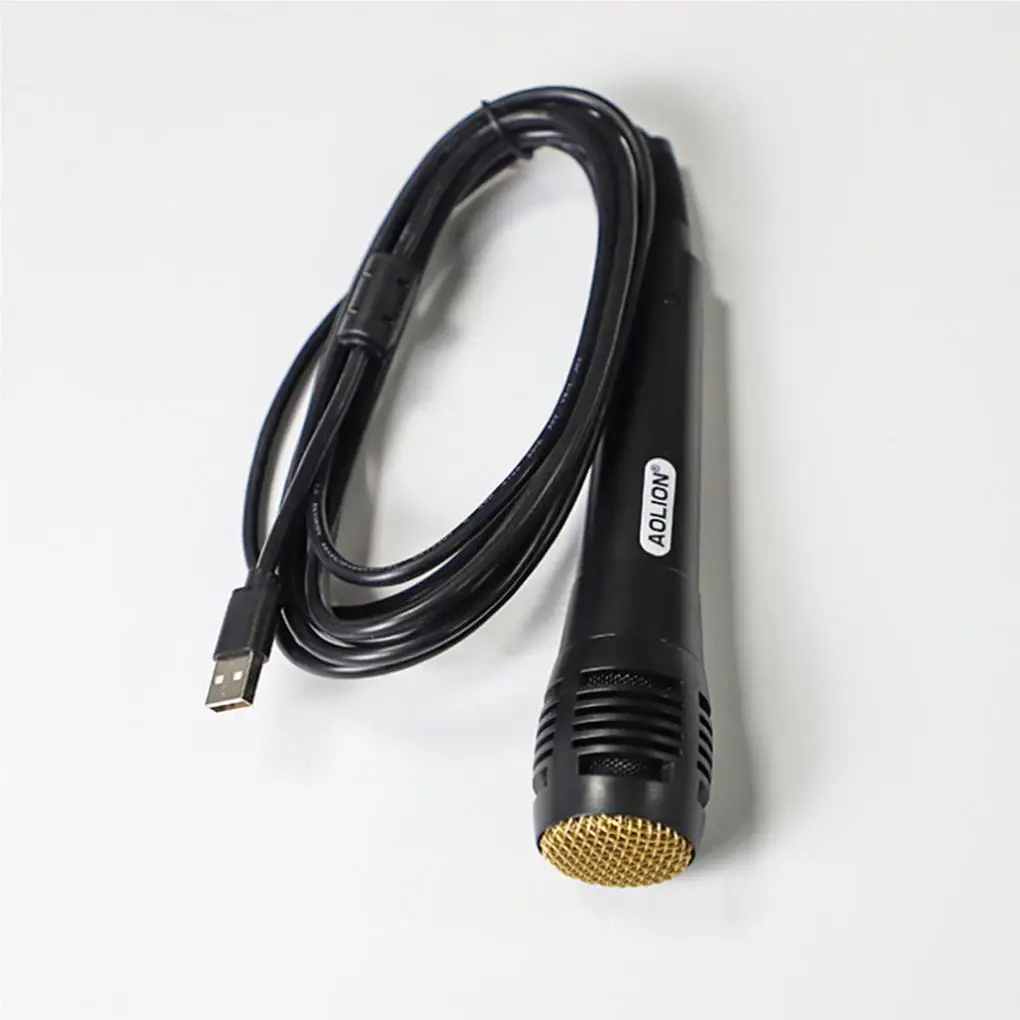 

Wired USB Microphone Stage Performance Karaoke Game Mic