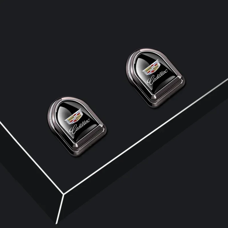 

2 шт./4 шт., автомобильные крючки из сплава, наклейка, внутренний органайзер, вешалка для хранения для Cadillac ATS BLS CT4 CT5 CTS ESCALADE XLR XT4 XT6 XTS