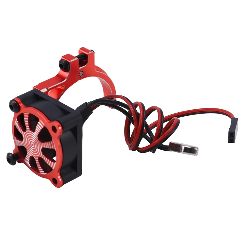 

for RC Car 3650 3660 550 540 Motor Heatsink Cooling Fan with Thermal Sensor CNC Aluminum Alloy Clamp Heatsink