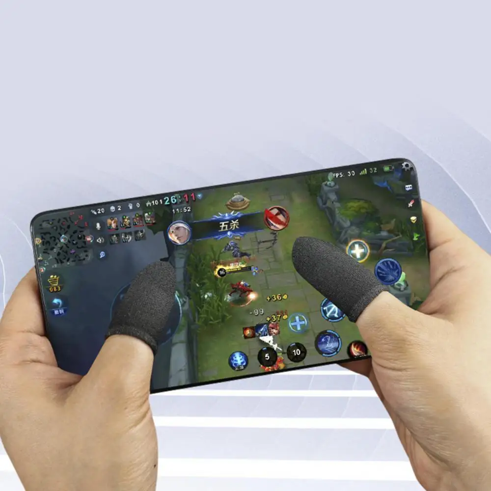 

Mobile Finger Stall Finger Cots Phone for PUBG Finger Sleeve Fingerstall Pubg Triger Gatillos Para Celular Pubg Joystick Celular