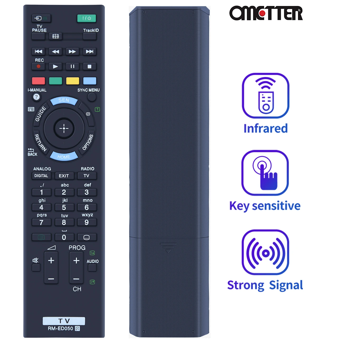 

RM-ED050 For Sony TV Remote Control KDL-46EX650 KDL-40EX650 KDL-32EX650 KDL-46EX655 KDL-40EX655 KDL-32EX655 KDL-26EX550