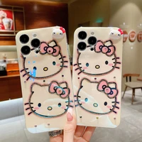 bandai hello kitty cute 3d kitty phone case for iphone 11 12 13 pro max 8 7 6 6s plus x 5 se 2020 xr xs cover