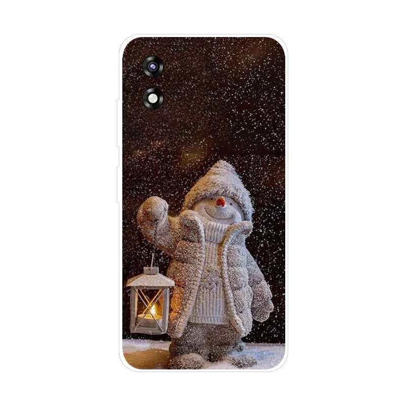 Фото Прозрачные чехлы для Xiaomi Qin 3 Ultra, подарок на Рождество, мягкий прозрачный силиконовый чехол для телефона Duoqin Qin3 Ultra. №3