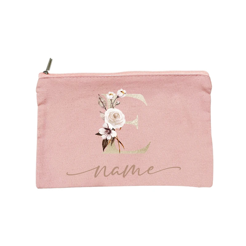 

Косметичка «Золотые мертвые листья» с надписью, портативная косметичка, Высококачественная женская косметичка для хранения вещей, Несессер для макияжа