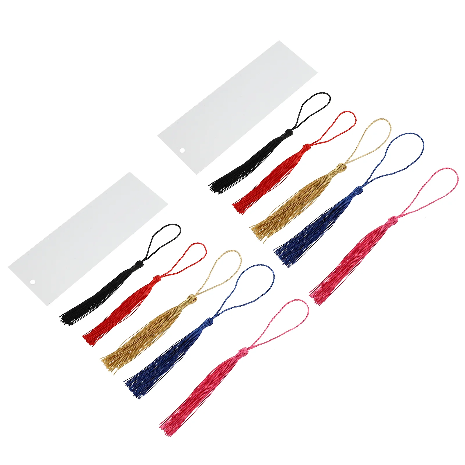 

Tasselstransparent Diy Clear Page Decorative Reader Booth Photo Students Craft Graffiti Small Loops Mini Cardstock Blank Holder