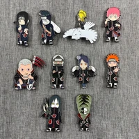 naruto anime badges sasuke kakashi cosplay anime figures enamel pins brooches women men backpack bags fashion jewelry kids gifts