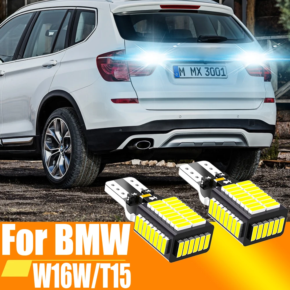 2 шт. W16W T15 921 светодиодная лампа заднего хода Canbus для BMW E90 F10 E87 E60 F11 E61 F25 X3 E83 E92 1 3 5