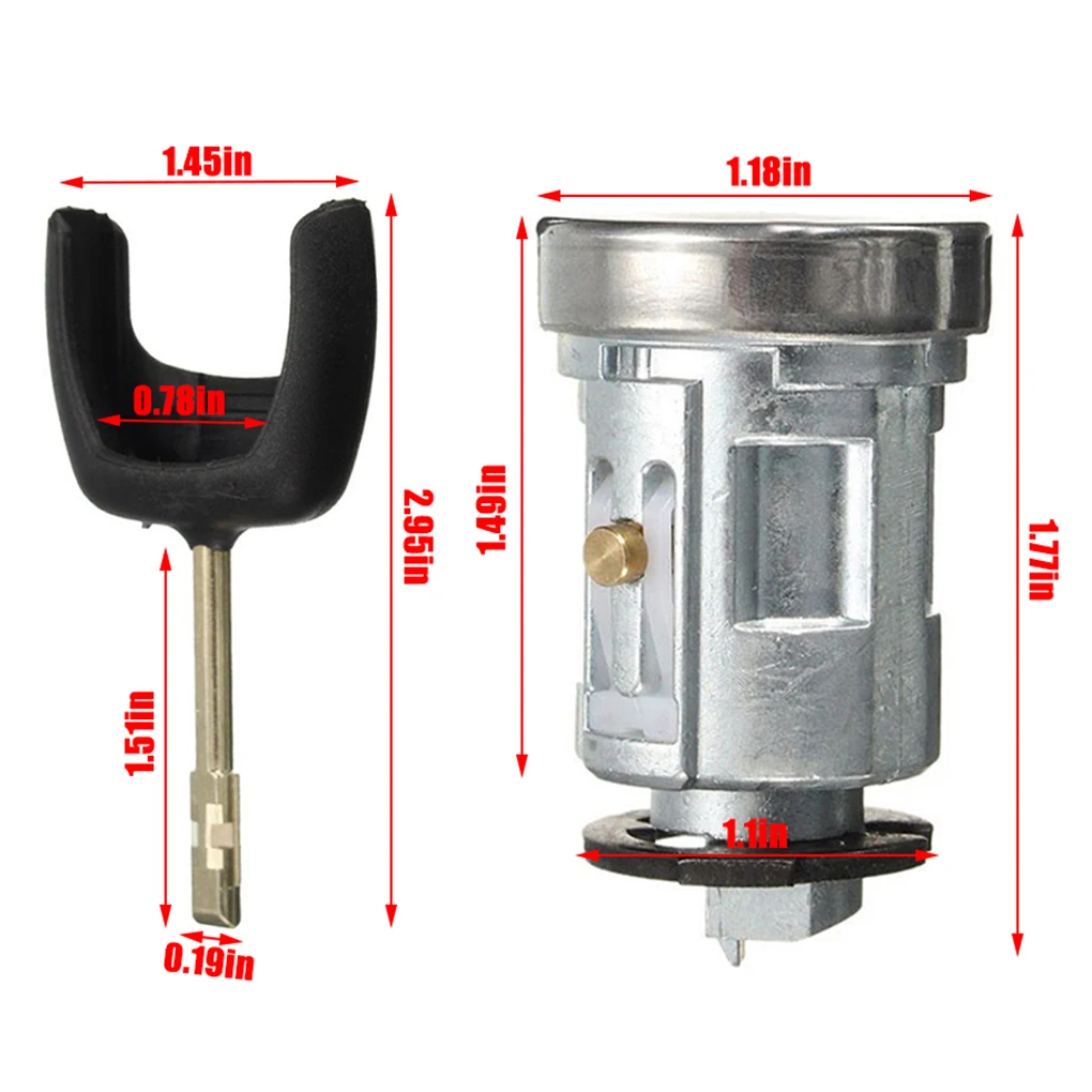 

2S61A3697AA автомобильный замок цилиндра переключателя зажигания с 2 ключами для Transit MK7 2006-2014