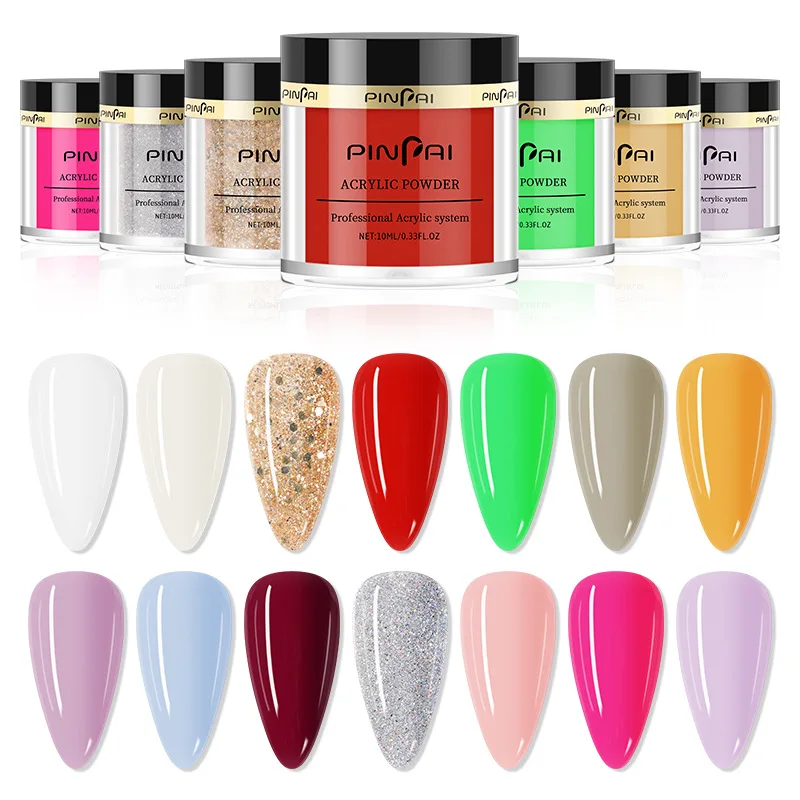 20PC Nail Acrylic Powder Nail Glitter Set Nails Art Decorations Manicure Dust Nail Supplies for Professionals Acrylics for Nails
