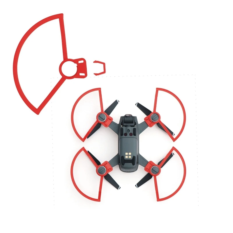 

4 шт. лопасть дрона защитные чехлы кольца подходят для Дронов SPARK RC