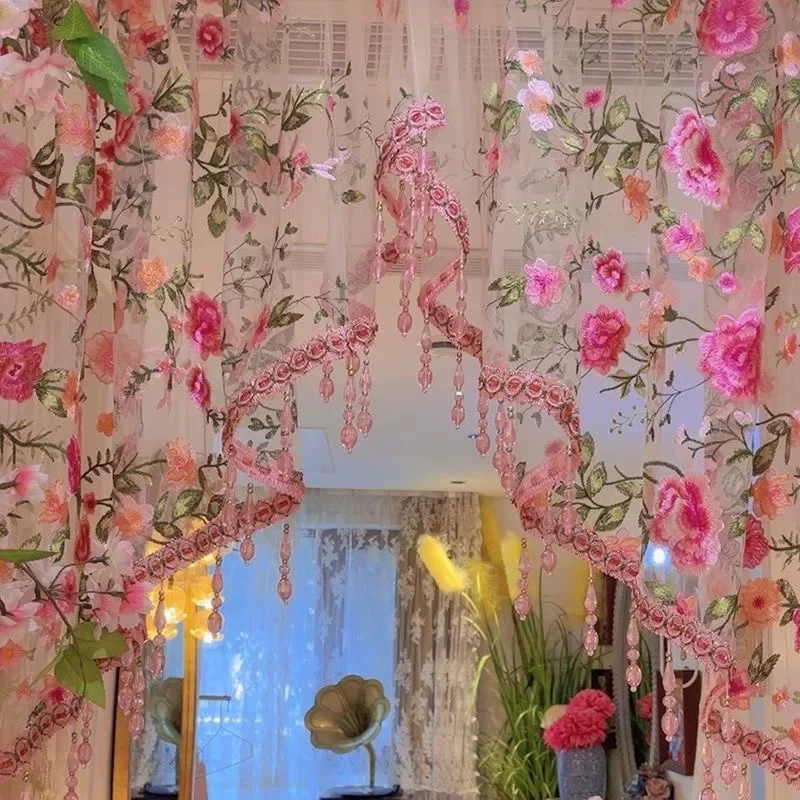 

Кружевная занавеска для кухни