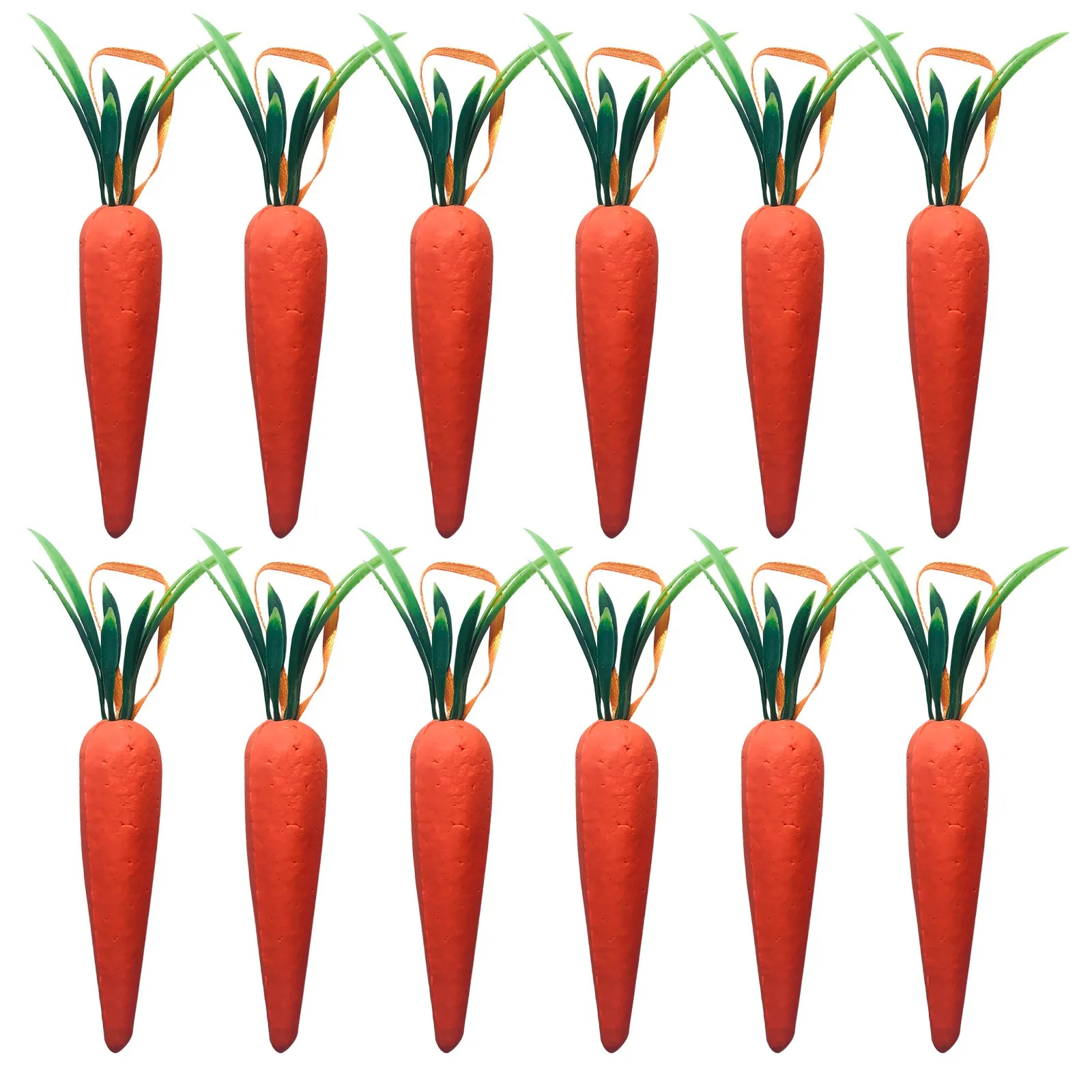 

6/12 шт. 6 дюймов Пасхальная морковка подвесное украшение искусственный редис подвеска домашняя комната настенное украшение пасхальвечерние...