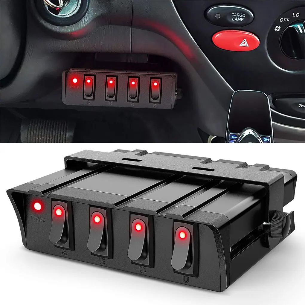 

Rocker Switch LED Light Indicator RV Experience With Durable And Functional Gang Rocker Switch