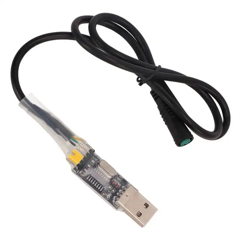 

Electric Bike Motor Programming Cable USB2.0 Plug Embedded Mid Drive Motor Programming Cable for Changing Parameters