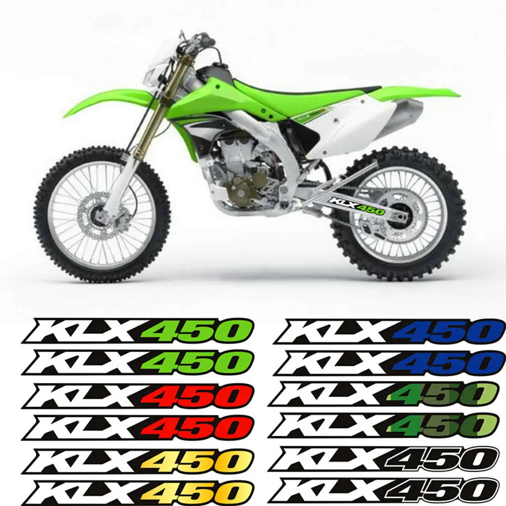 

For KAWASAKI KLX450 KLX450R 2008-2022 13 15 16 17 18 19 Motorcycl SwingArm Air Box Decorate Decals Reflection Stickers Stripes
