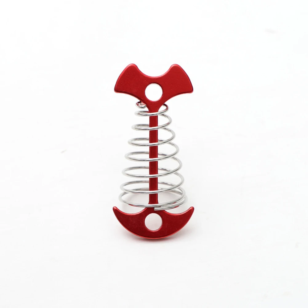

Outdoor Tent Pegs Rope Buckle Plank Floor Spring Fishbone Anchor Awning Deck Stakes Fixed Nails Camping Tent Hooks ...