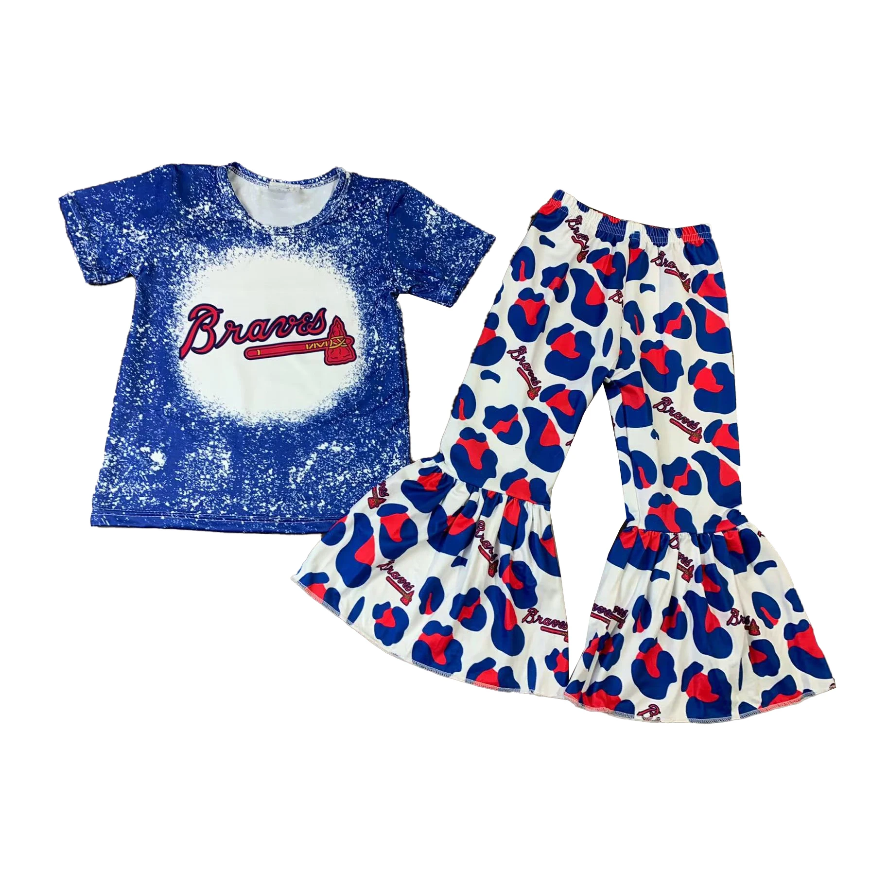 Оптовая продажа одежда для школьной команды девочек леопардовые брюки с