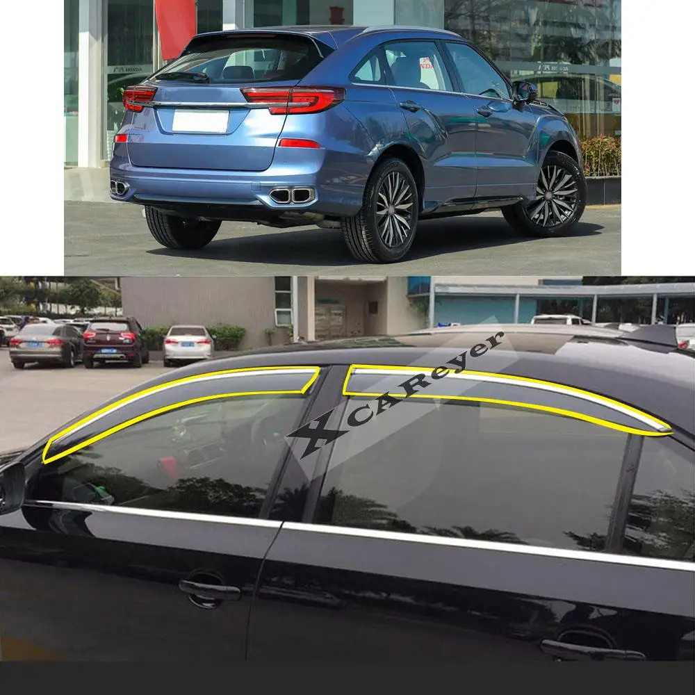 Фото Для Honda AVANCIER URV UR-V 2016-2017 2018 2019-2020 2021: Наклейка на автомобиль, пластиковый дефлектор на окно, защита от дождя/солнца, вентиляционный козырек №3