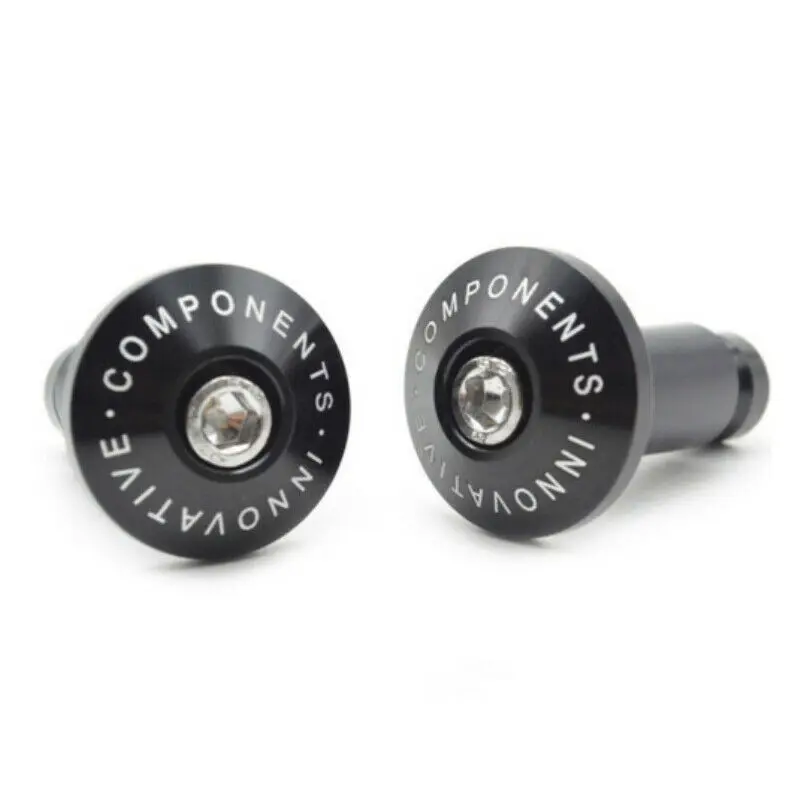 

Hand Grips Motorbike Bar End For Motorbike Accessories Aluminum + Glue Black CNC 22mm Diameter 3 Sizes Of Rubber