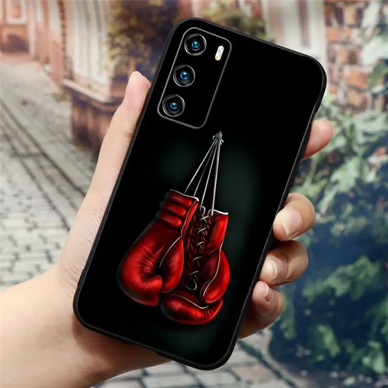 Boxing Gloves Phone Case For Huawei Mate 30 20 10 40 Lite Pro Nova 7 6 SE 5 4 3 2 3i 3E 4E 2s Fundas Shell Cover images - 6