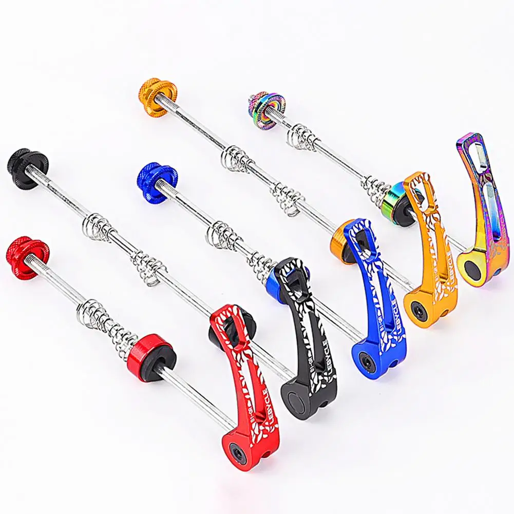 

1 Pair LEBYCLE Hub Quick Release Levers Front/Rear Hollow Out Handle Bike Shaft Skewers Bike Shaft Skewers For Mountain Bike