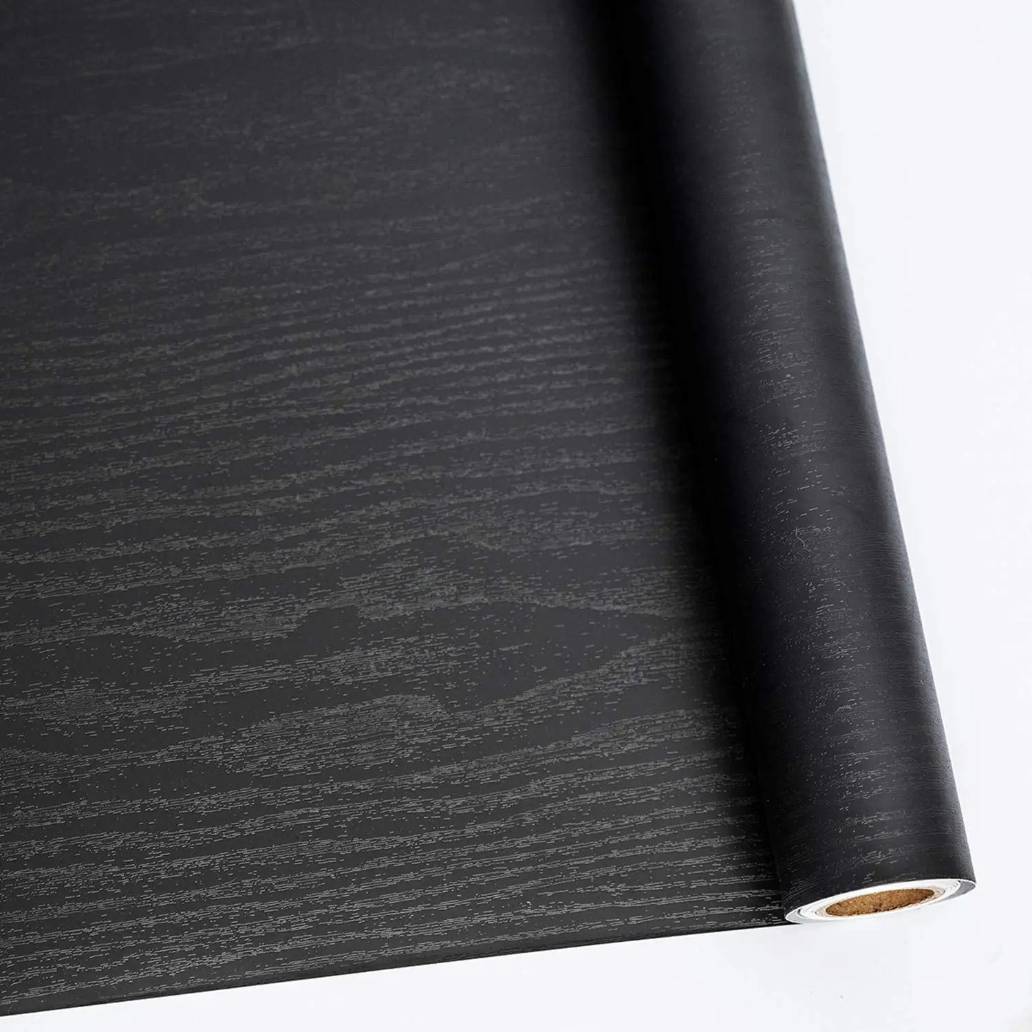 

Black Wood Peel And Stick Paper Decorative Self-Adhesive Film For Furniture Real Wood Tactile Sensation Surfaces Easy To Clean