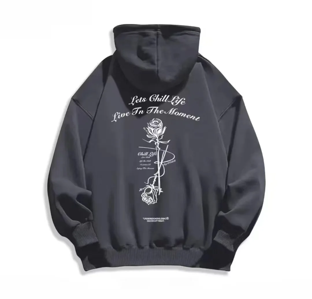 

Sweatshirt For Men High Quality Huamian New Hooded Sweatshirt Harajuku Hoodies Oversize Versatile Loose Thickened Pullovers Y2k