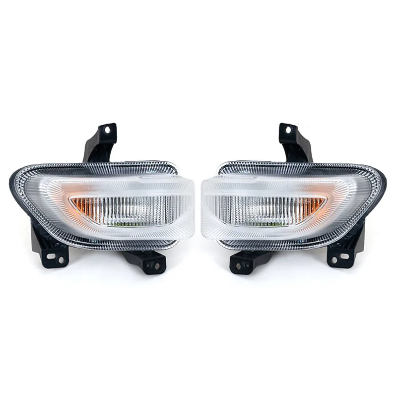 

Для Jeep Renegade 2015-2018 автомобильный передний бампер DRL дневные ходовые огни противотуманные фары с галогенной лампой