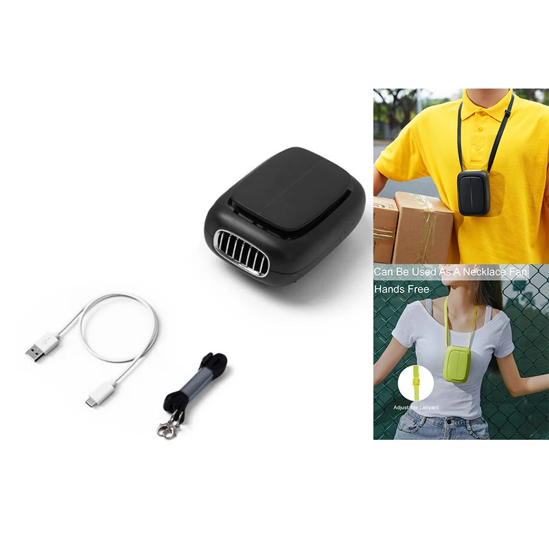 

Portable Personal Clip on Waist Fan,Cooling Neck Fan,4000MAh Rechargeable Battery,3 Strong Speeds,Desk Small Fan