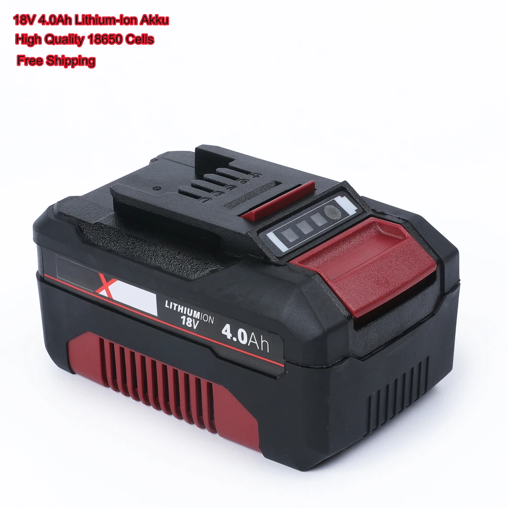 

Factory New 18V 4.0Ah Lithium-ion Rechargeable Battery for 4511481 for Einhell 18V Power X-Change Power Tools, Free Shipping