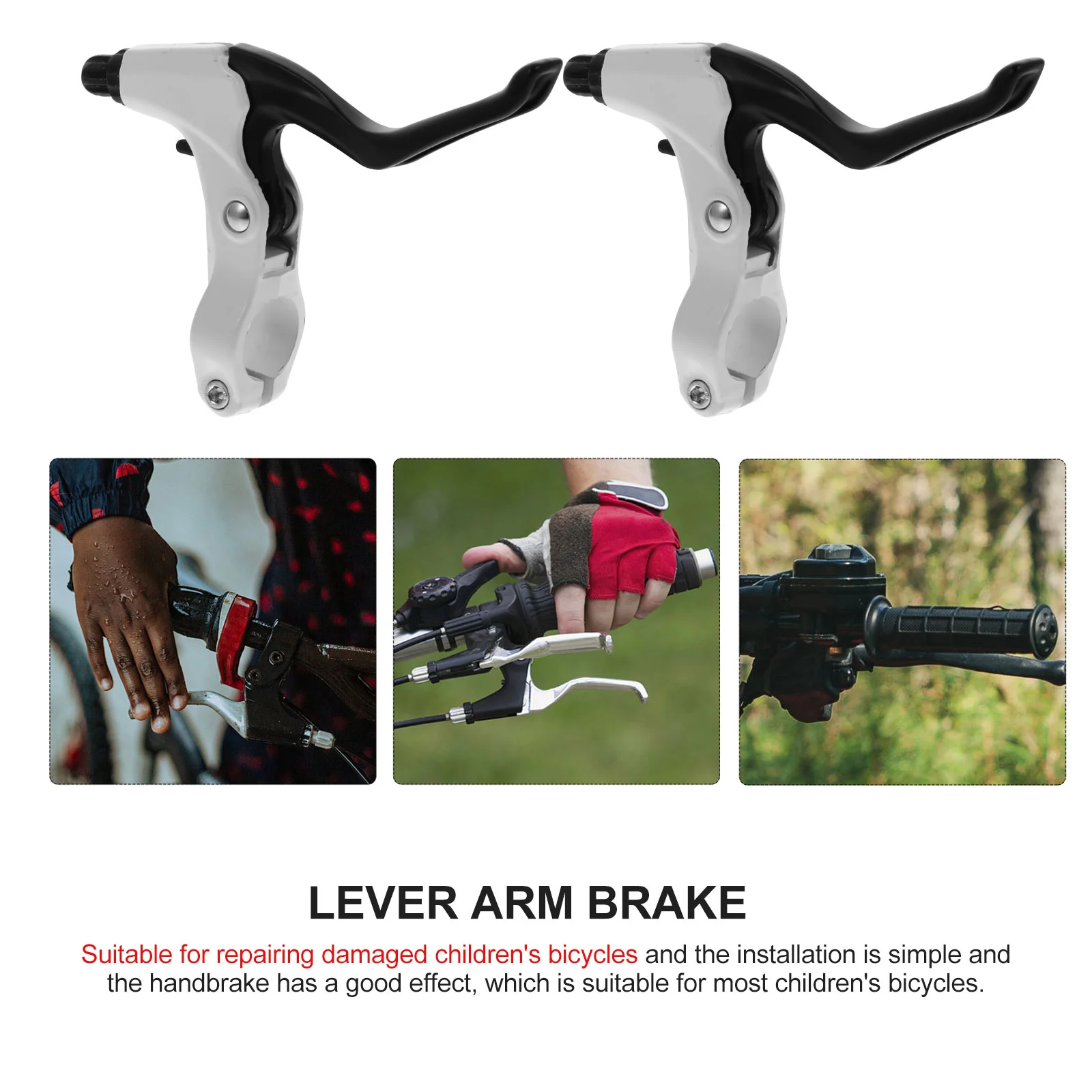 Детский черный зажим для ручки электрического велосипеда