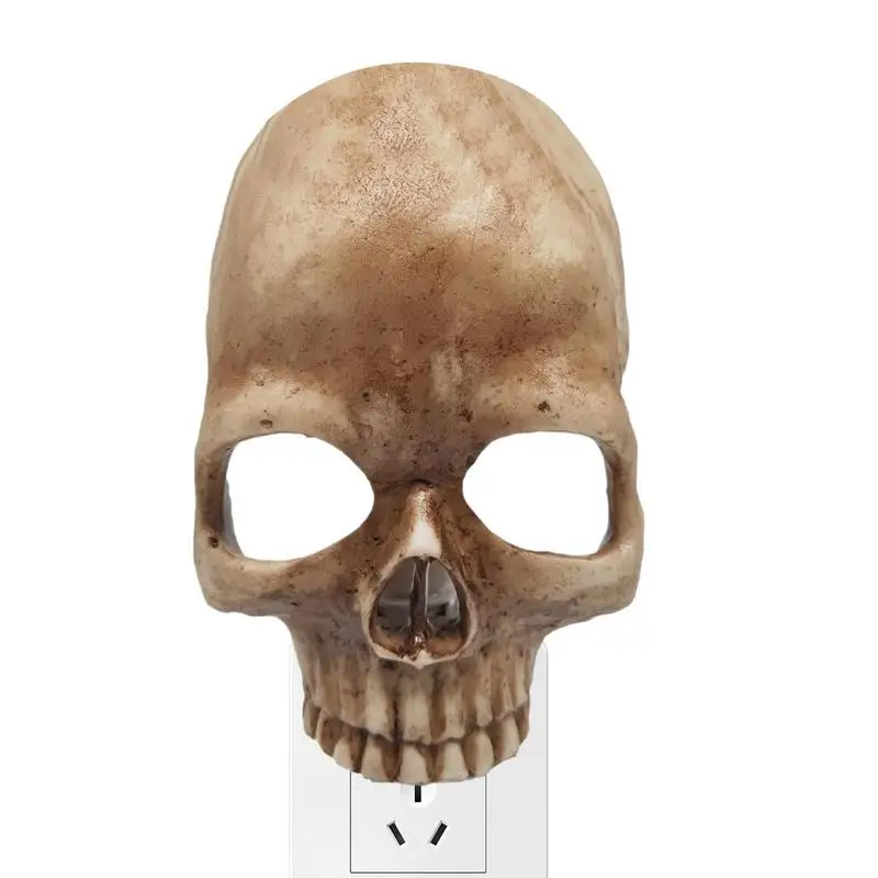 

Gothic Candle Light Skull Lamp Horror Decorative Light Skeleton Head Lights Handmade Night Light Skull Light For Club Party