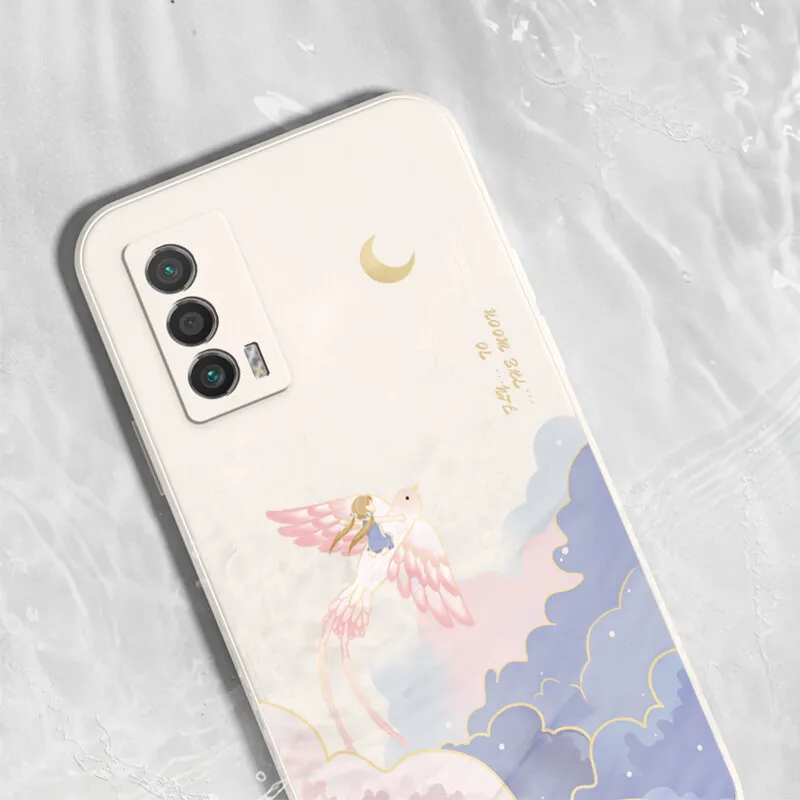 

NOHON Soft Case For VIVO S1 S5 S6 S9 S9E V11 V15 V17 V19 V20 V21 V21E IQOO 5 7 NEO 3 5 Z1 PRO Auspicious Magpie back Cover