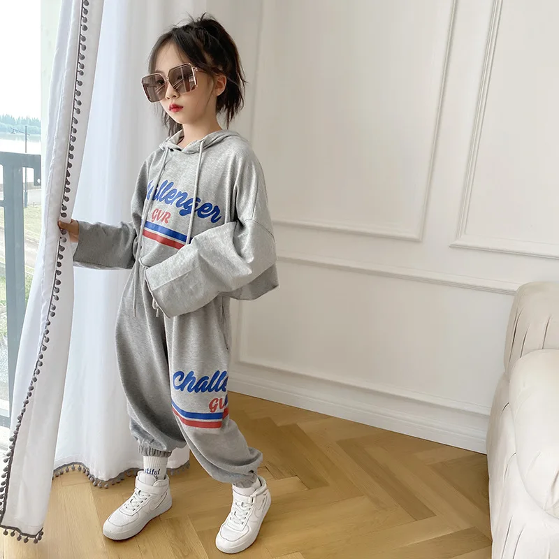 

Girls Set Spring Fall Baby Long Sleeved Hoodie Tee + Pants 2piece Sportswear Kids Casual Outfits Teenger Girl Clothes Suit Kids