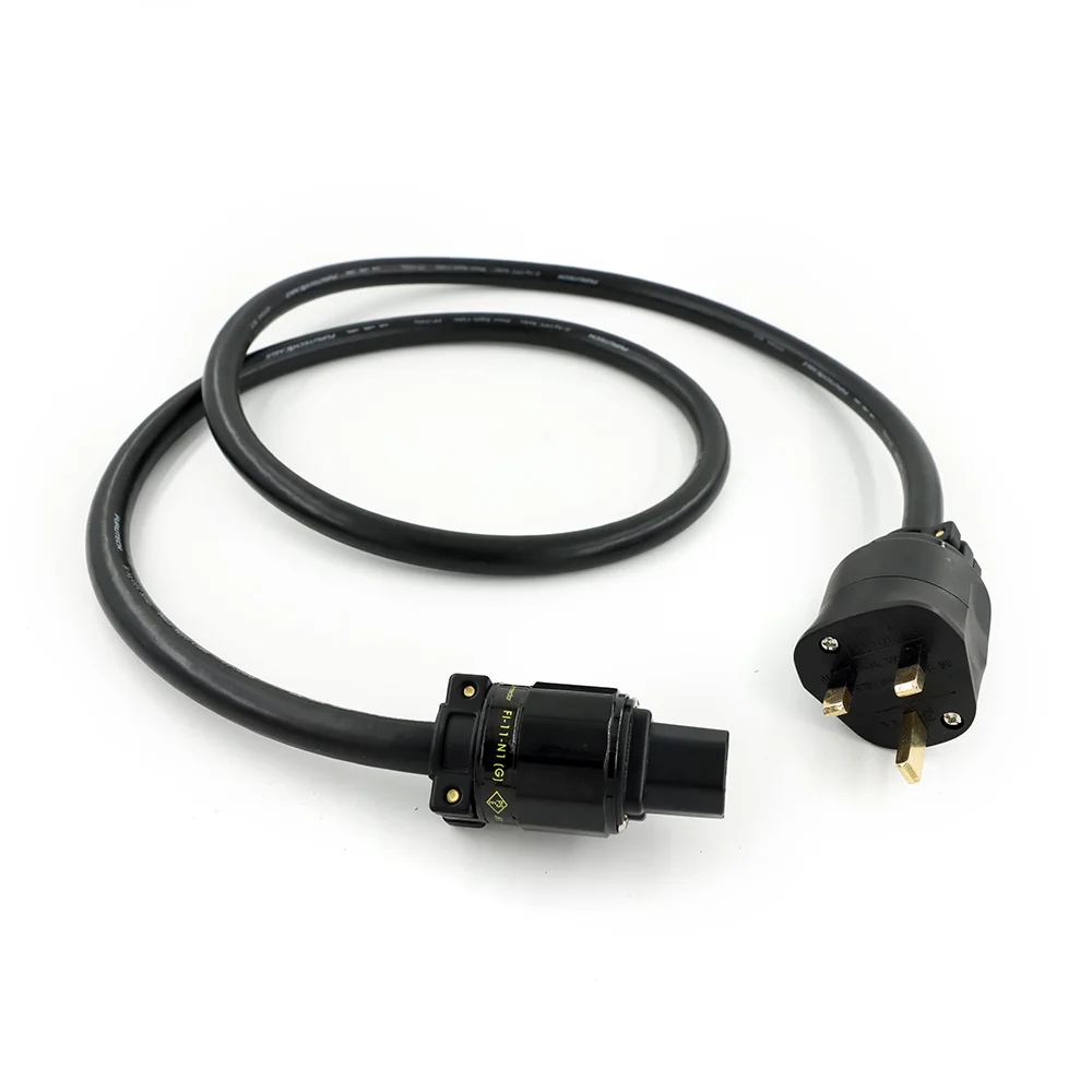 Силовой кабель FURUTECH FP-314Ag с родиевым покрытием FI-UK 1363 (R) NCF