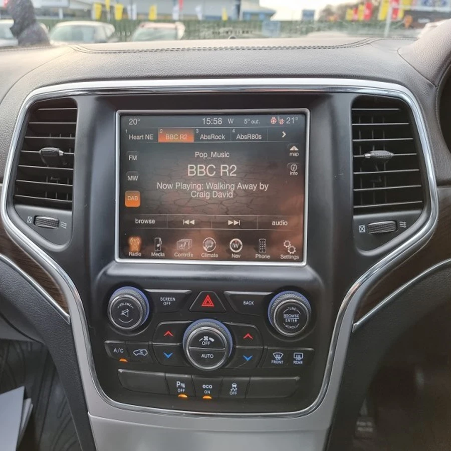 8 + 128 ГБ Android авто для Jeep Grand Cherokee 2014 - 2020 автомобильный мультимедийный плеер GPS