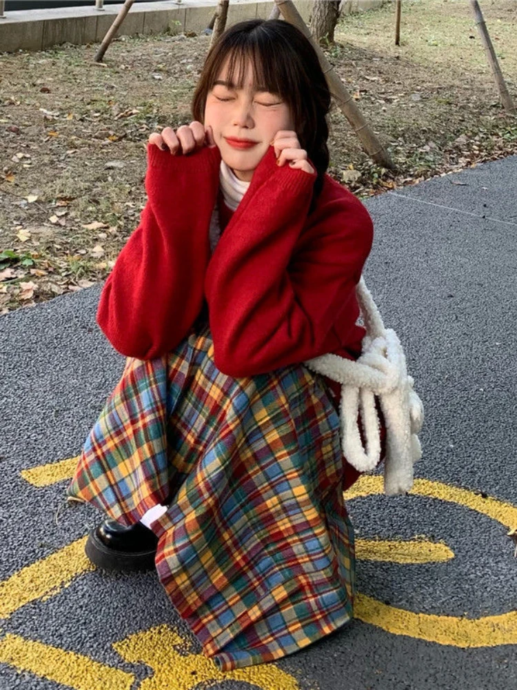 Женская винтажная юбка Korobov из искусственной шерсти