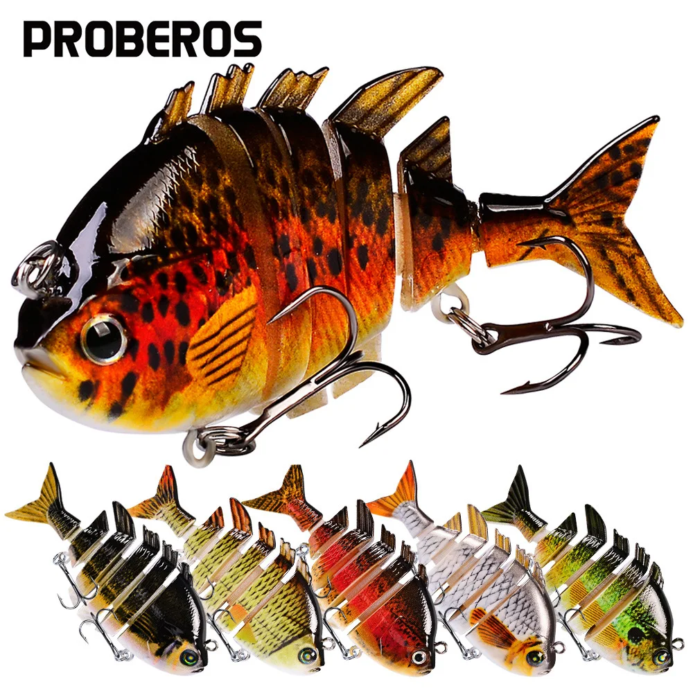 

Приманка плавающая, 6 узлов, 8-15,5 г, 6 цветов