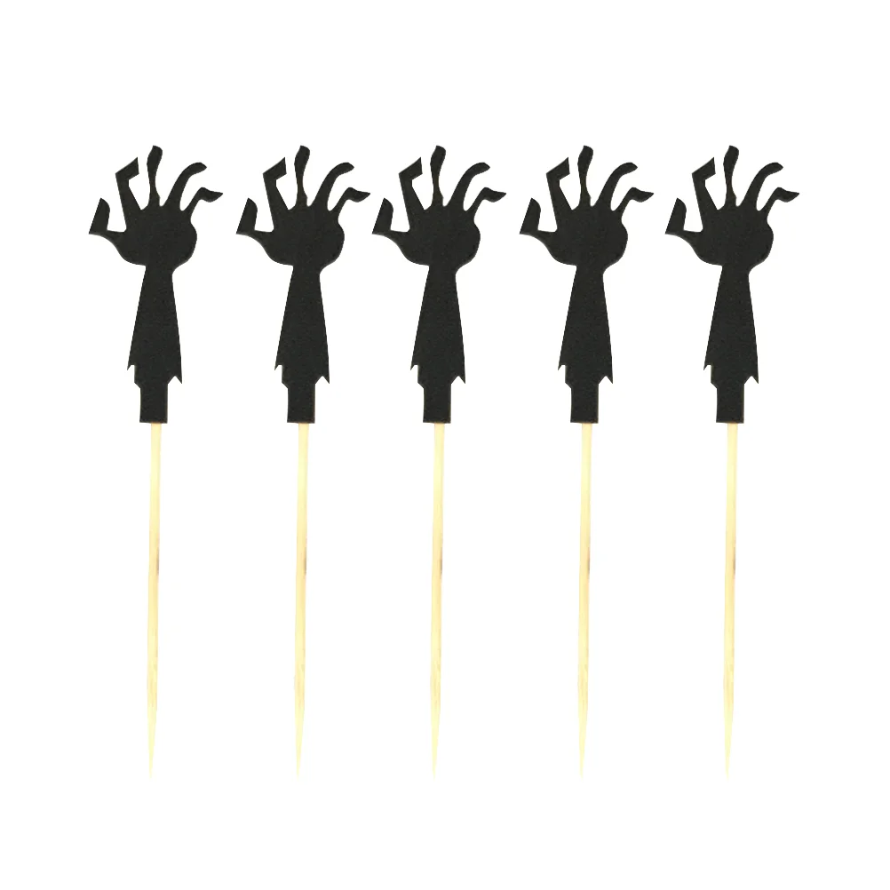 

10PCS/Set Cupcake Decor Flag Pumpkin Cupcake Picks Party Cake Picks Dessert Topper Cake Decoration