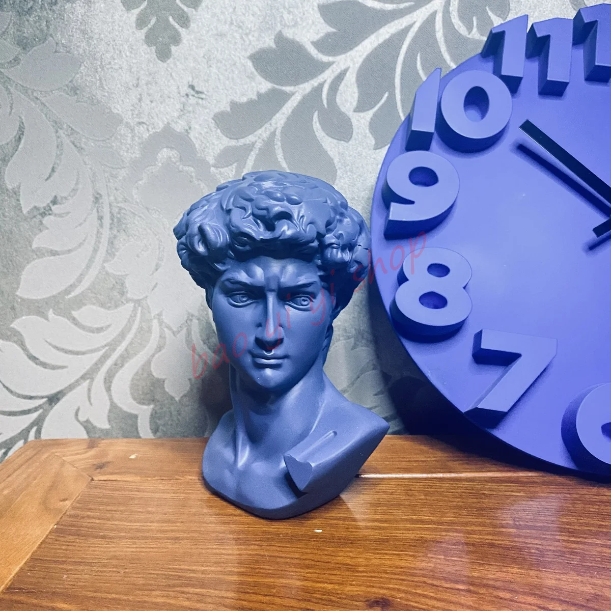 

Синие штукатурные украшения Klein, изысканные украшения для дома и творчества