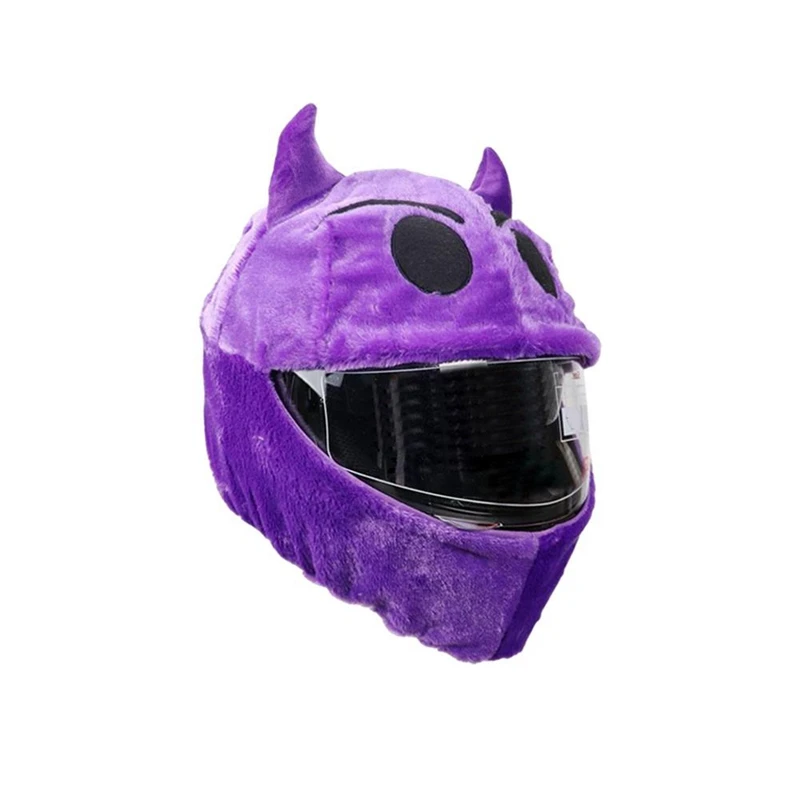 2021 Fluffy Cute Motorcycle Helmet Cover Cheap Cartoon Stretchy Protective/ | Sports Helmets