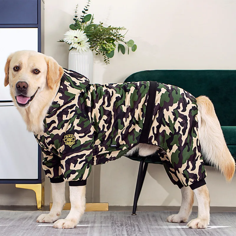 

Pet Supplies Big and Small Dog Clothes Autumn and Winter Plush with Colorful Warm Dog Coat Jacket Suitable for DogsWeight 8-65kg