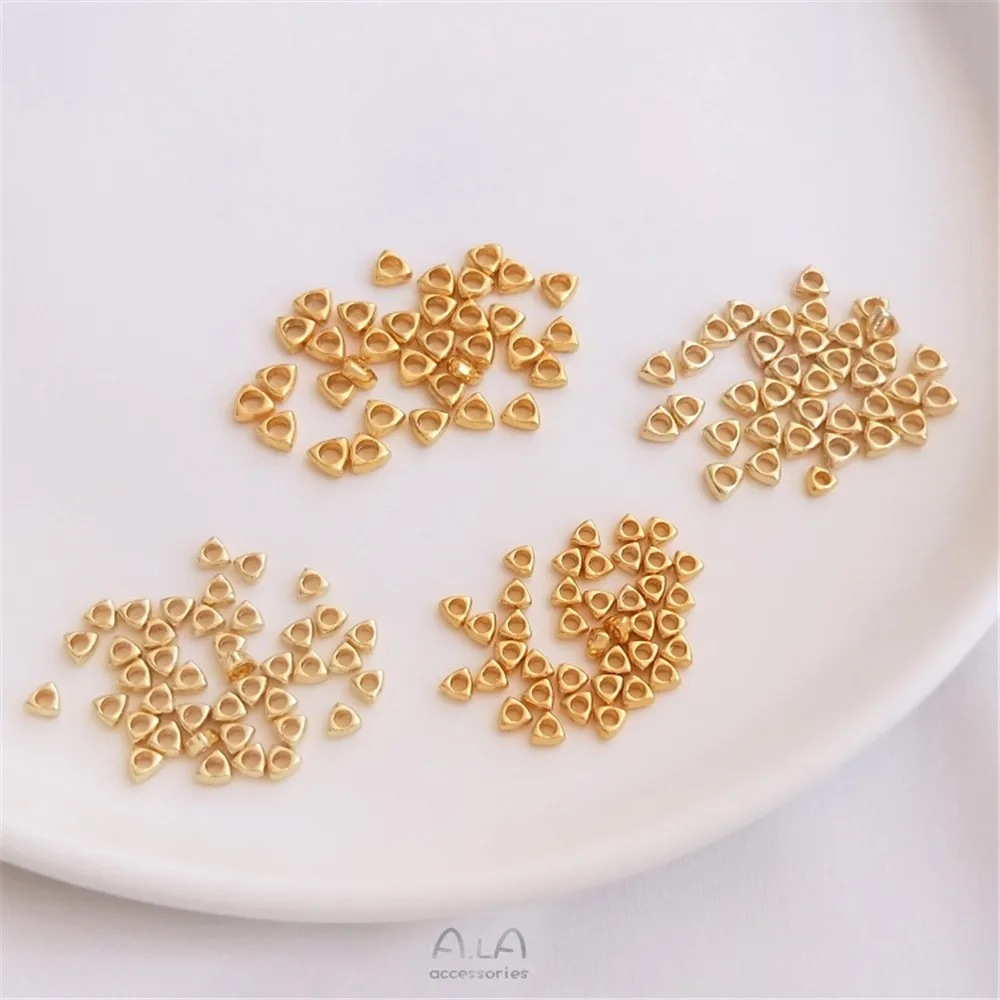 14K wrapped gold 24K ancient gold small broken gold separated beads broken gold loose beads handmade jewelry beads DIY materials